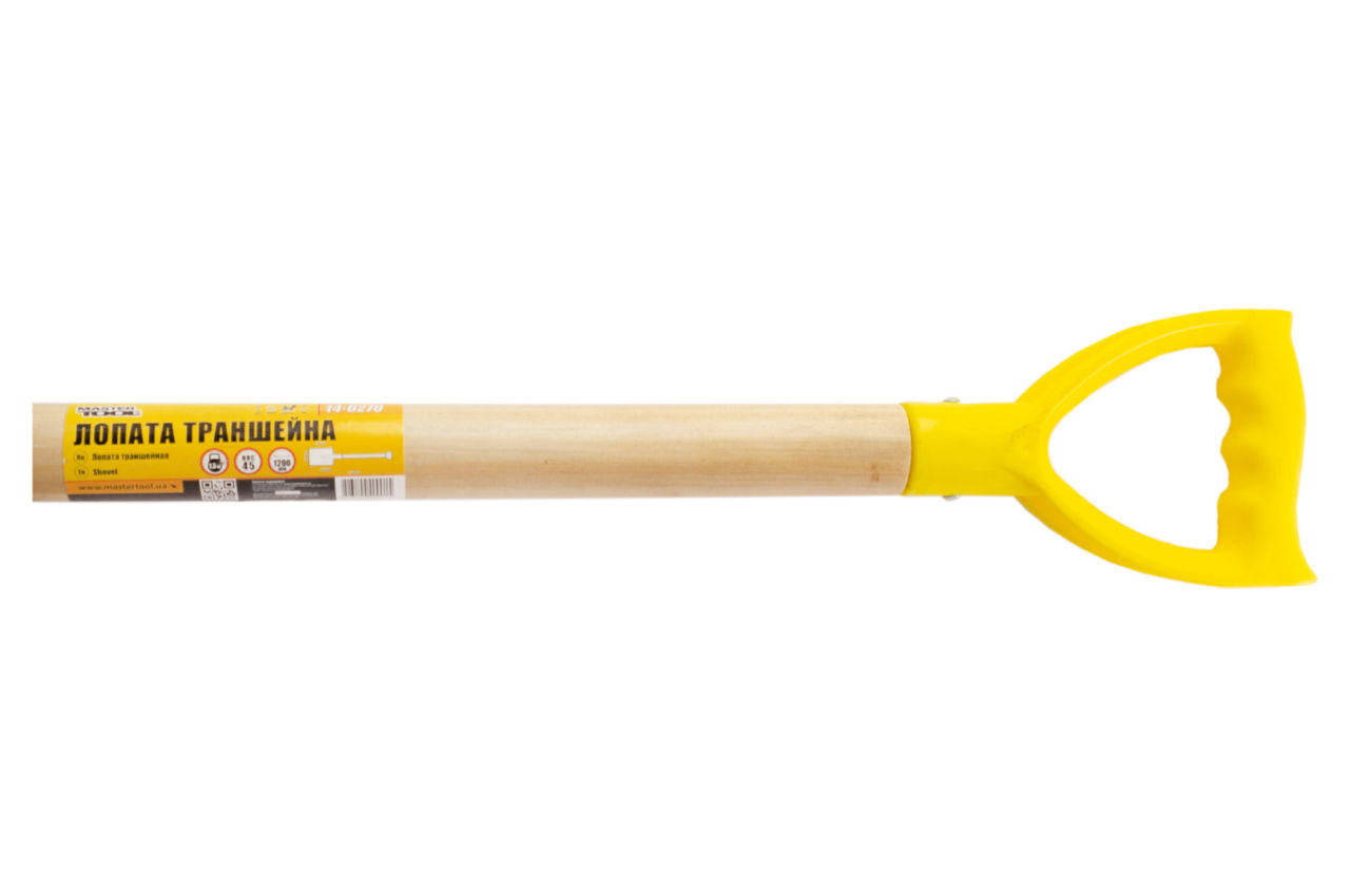 Лопата траншейна Mastertool - 290 x 180 мм ручка дерево