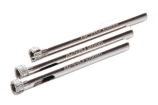 Сверло по стеклу и керамике трубчатое Apro - 6 мм