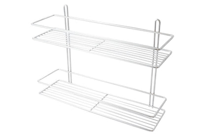 Полка для ванной FZB - 110 x 400 x 250 мм x 2 прямая нержавейка