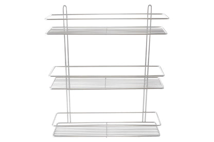 Полка для ванной FZB - 110 x 400 x 450 мм x 3 прямая нержавейка