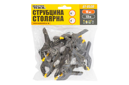 Струбцина пружинна Mastertool - 30 мм (10 шт.)