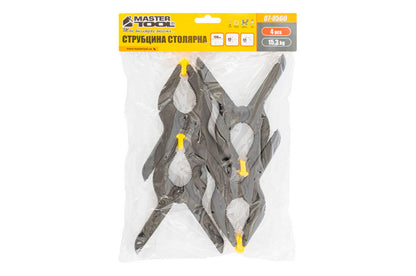 Струбцина пружинна Mastertool - 60 мм (4 шт.)