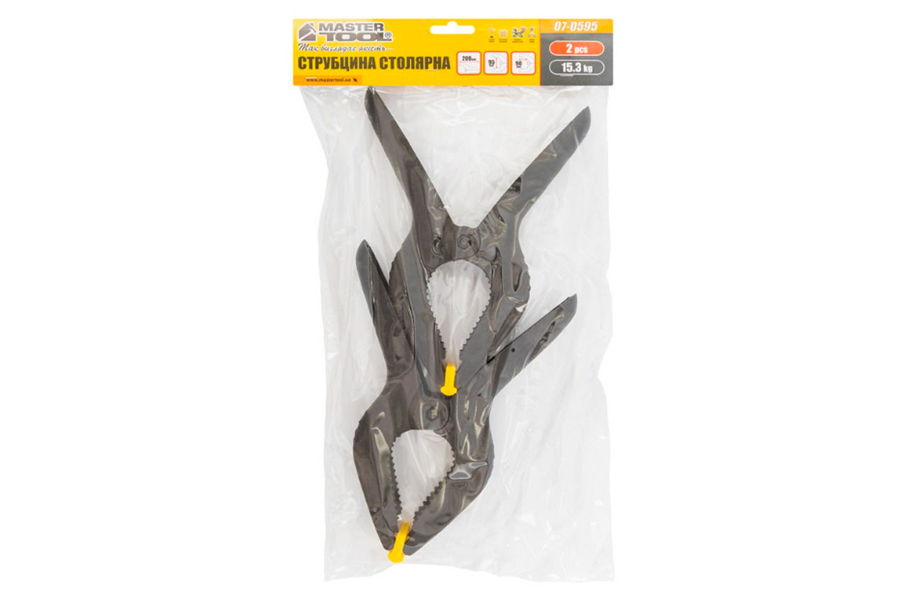 Струбцина пружинна Mastertool - 95 мм (2 шт.)