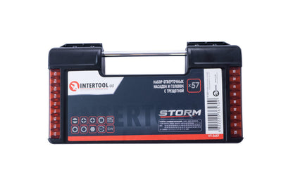 Набор инструмента Intertool - 1/4" 57 ед. Storm