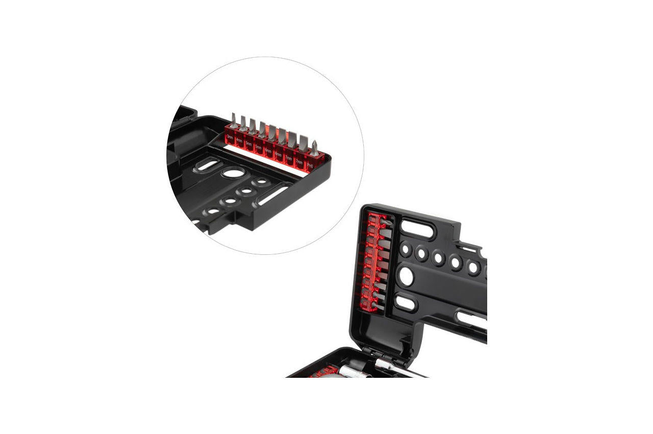 Набор инструмента Intertool - 1/4" 57 ед. Storm