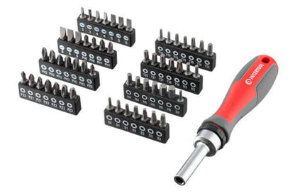 Отвертка Intertool - реверсионная Pro 57 ед.