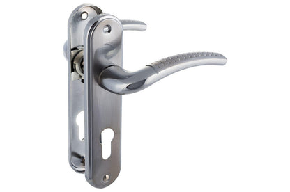 Ручка на планке под цилиндр FZB - 62 мм ET-71106 SN/CP