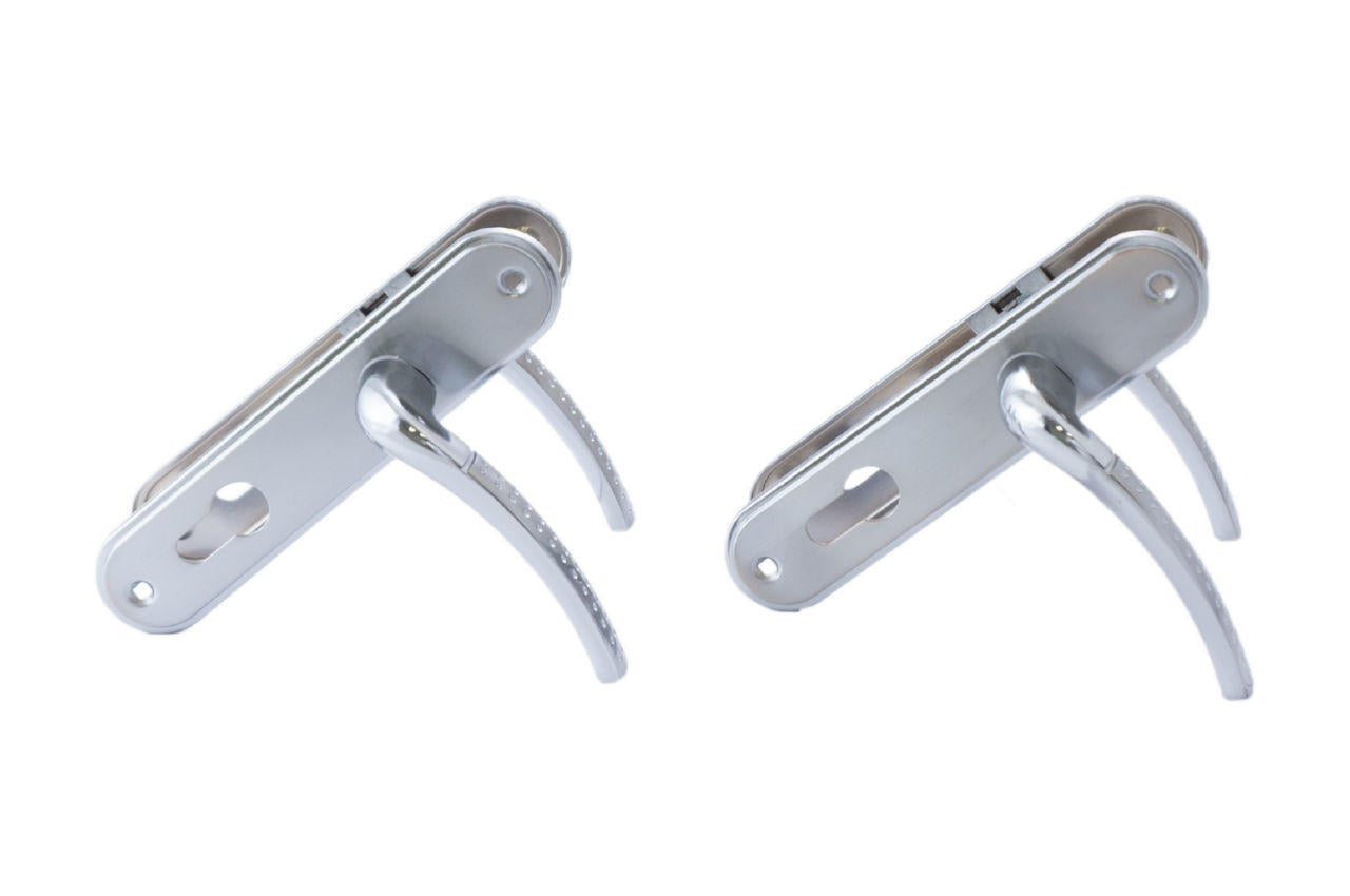 Ручка на планке под цилиндр FZB - 62 мм ET-71106 SN/CP