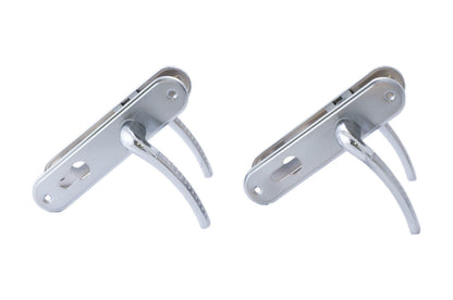 Ручка на планке под цилиндр FZB - 62 мм ET-71106 SN/CP