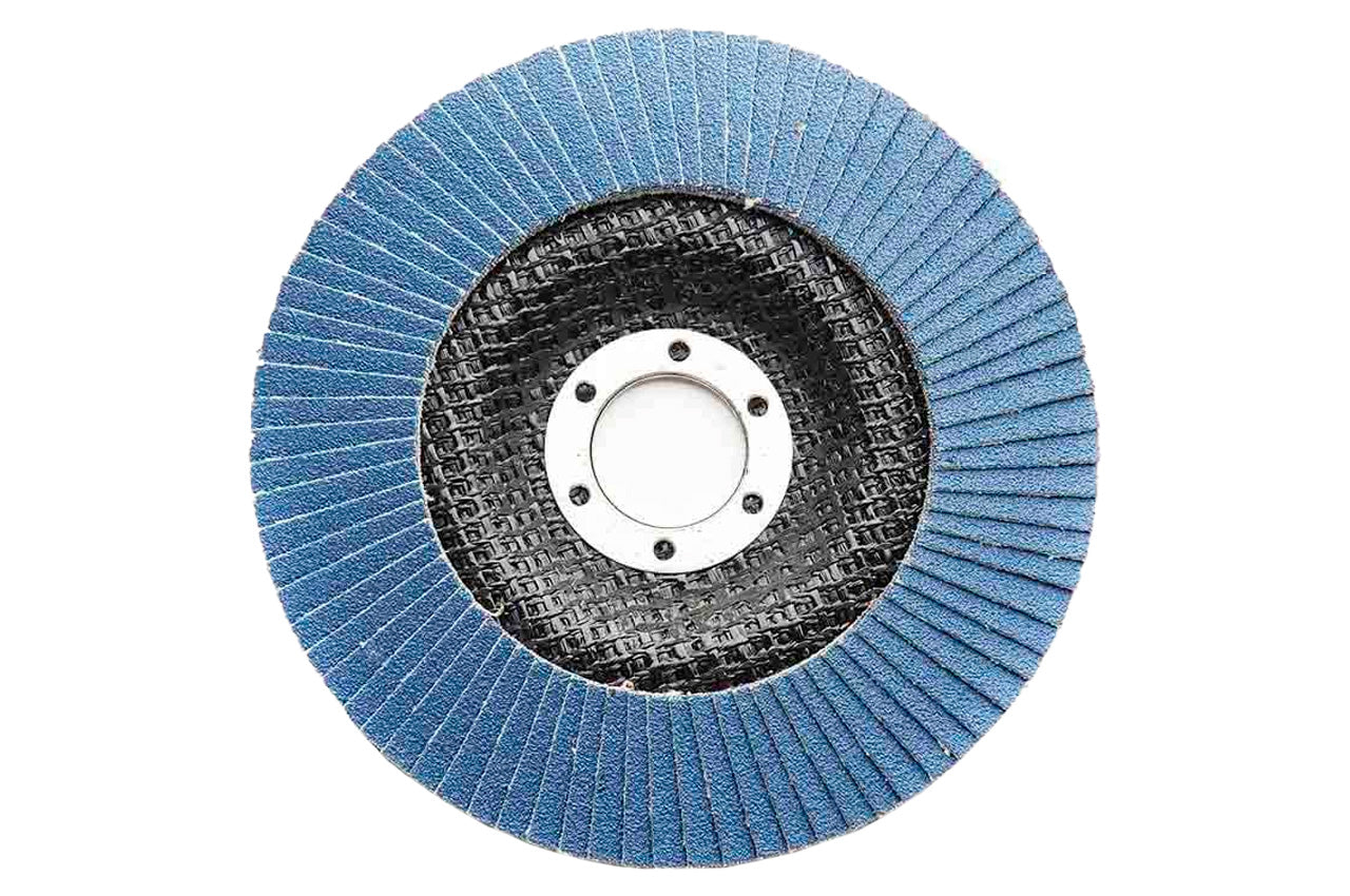 Круг лепестковый торцевой Apro - 125 мм x Р120 цирконий прямой