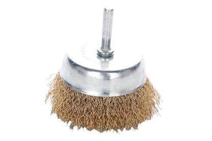 Щетка торцевая Apro - 75 мм x 6 мм рифленая