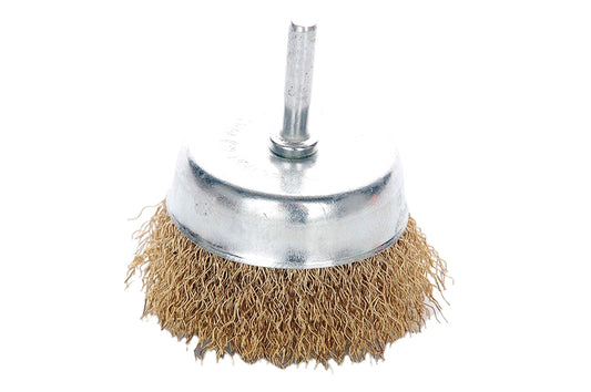 Щетка торцевая Apro - 75 мм x 6 мм рифленая