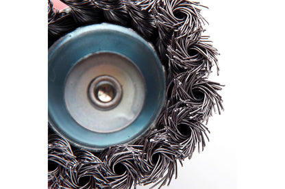 Щетка торцевая Apro - 65 мм x 6 мм плетеная