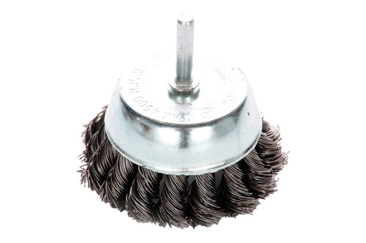 Щетка торцевая Apro - 75 мм x 6 мм плетеная