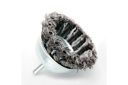 Щетка торцевая Apro - 75 мм x 6 мм плетеная