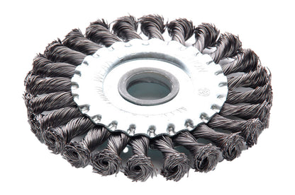 Щетка дисковая Apro - 125 мм x М14 плетеная