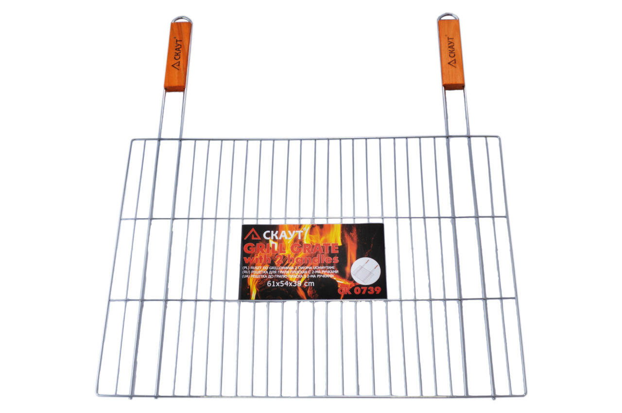 Решетка-гриль Скаут - 580 x 300 мм 2 ручки