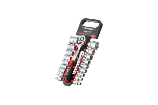 Набор инструмента на планке Intertool - 1/2" x 20 ед. Storm