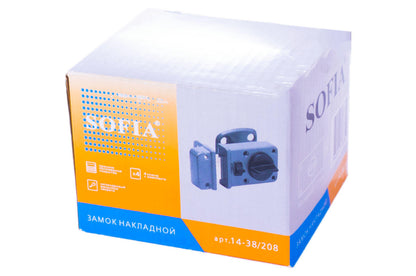Замок накладний FZB - Sofia 14-38 / 208