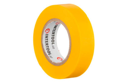 Лента изоляционная Intertool - 15 м x 17 x 0,15 мм желтая
