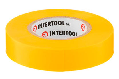 Лента изоляционная Intertool - 20 м x 17 x 0,15 мм желтая