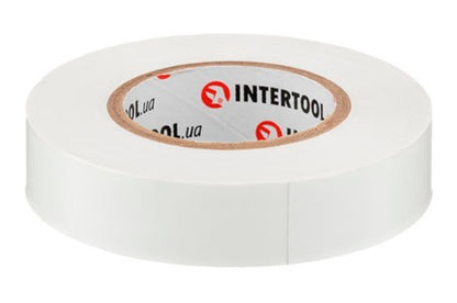 Лента изоляционная Intertool - 20 м x 17 x 0,15 мм белая