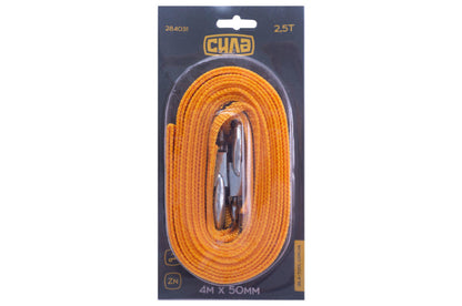 Трос буксировочный Сила - 2,5 т x 4 м x 50 мм блистер