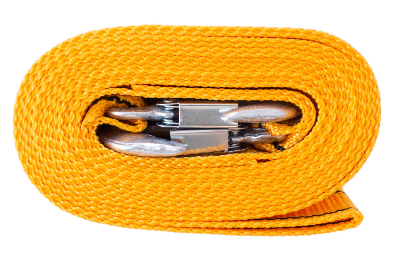 Трос буксировочный Сила - 2 т x 4,5 м x 50 мм пакет