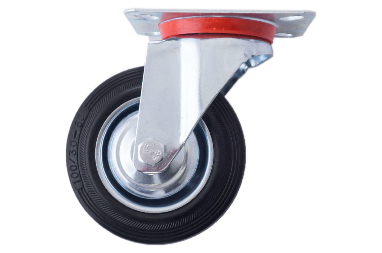 Опора колесная FZB - 100 мм платформа черная