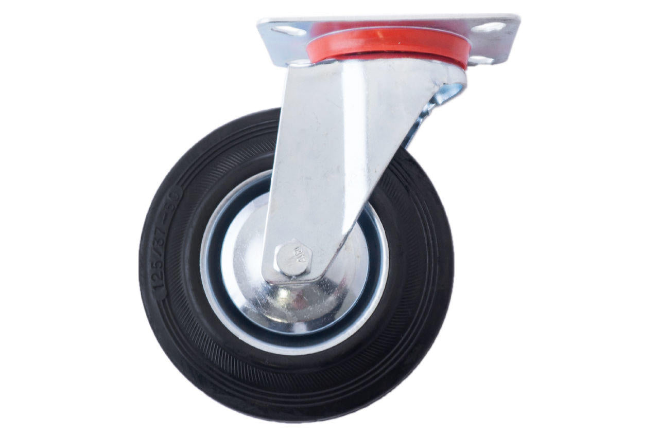 Опора колесная FZB - 125 мм платформа черная