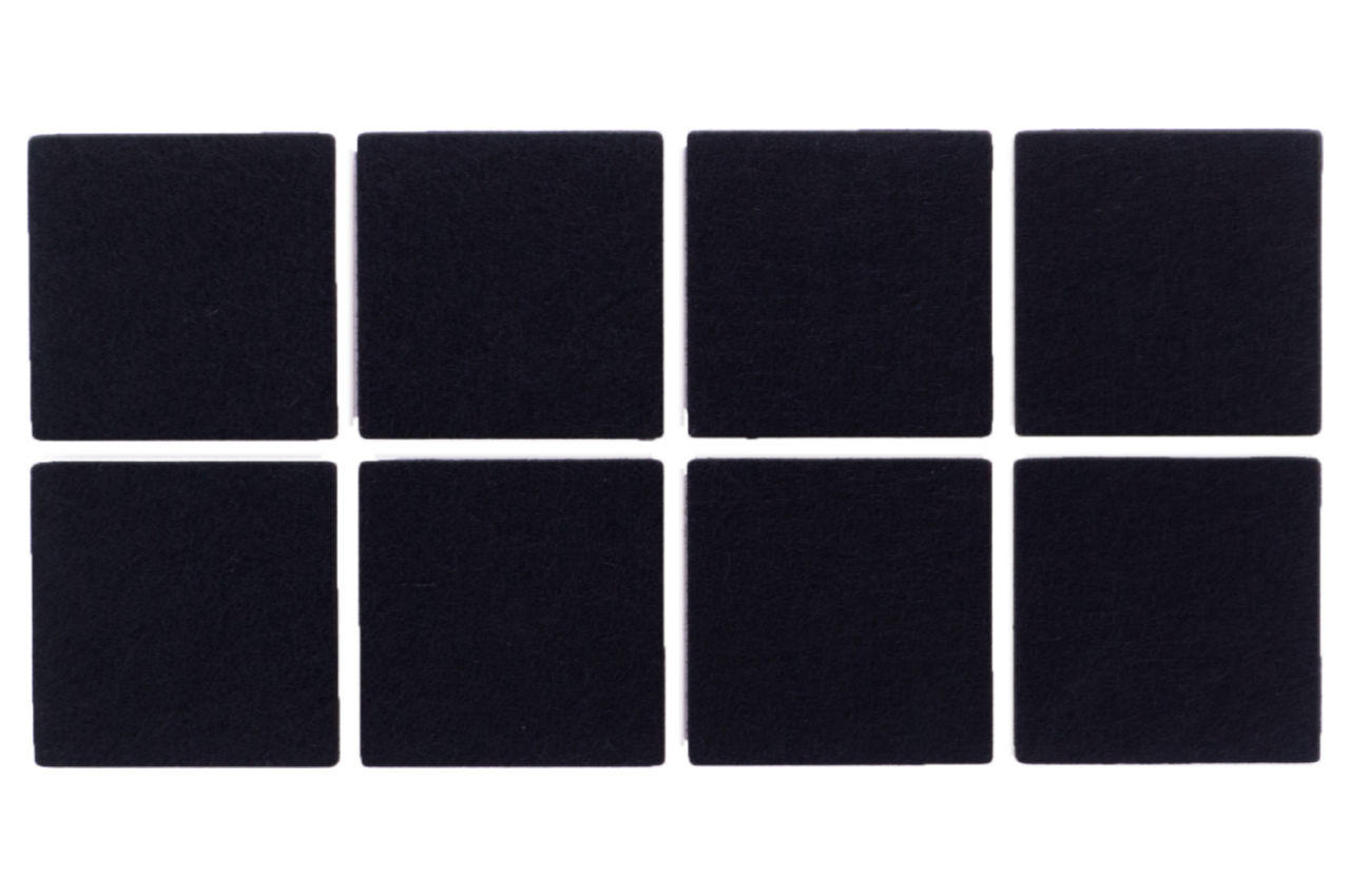 Подкладки войлочные FZB - 40 x 40 мм квадратные (8 шт.)