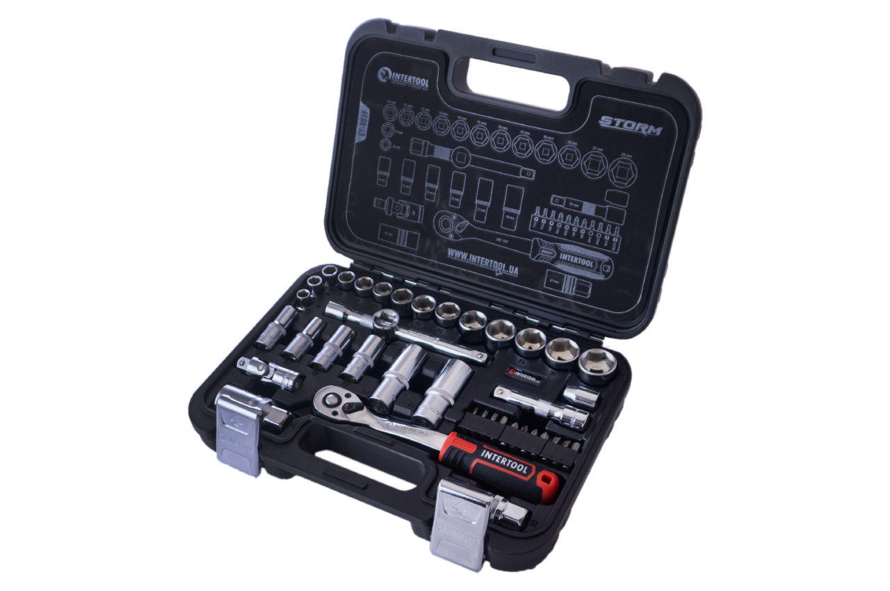 Набор инструмента Intertool - 3/8" 39 ед. Storm