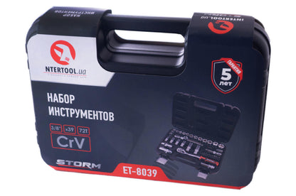 Набор инструмента Intertool - 3/8" 39 ед. Storm