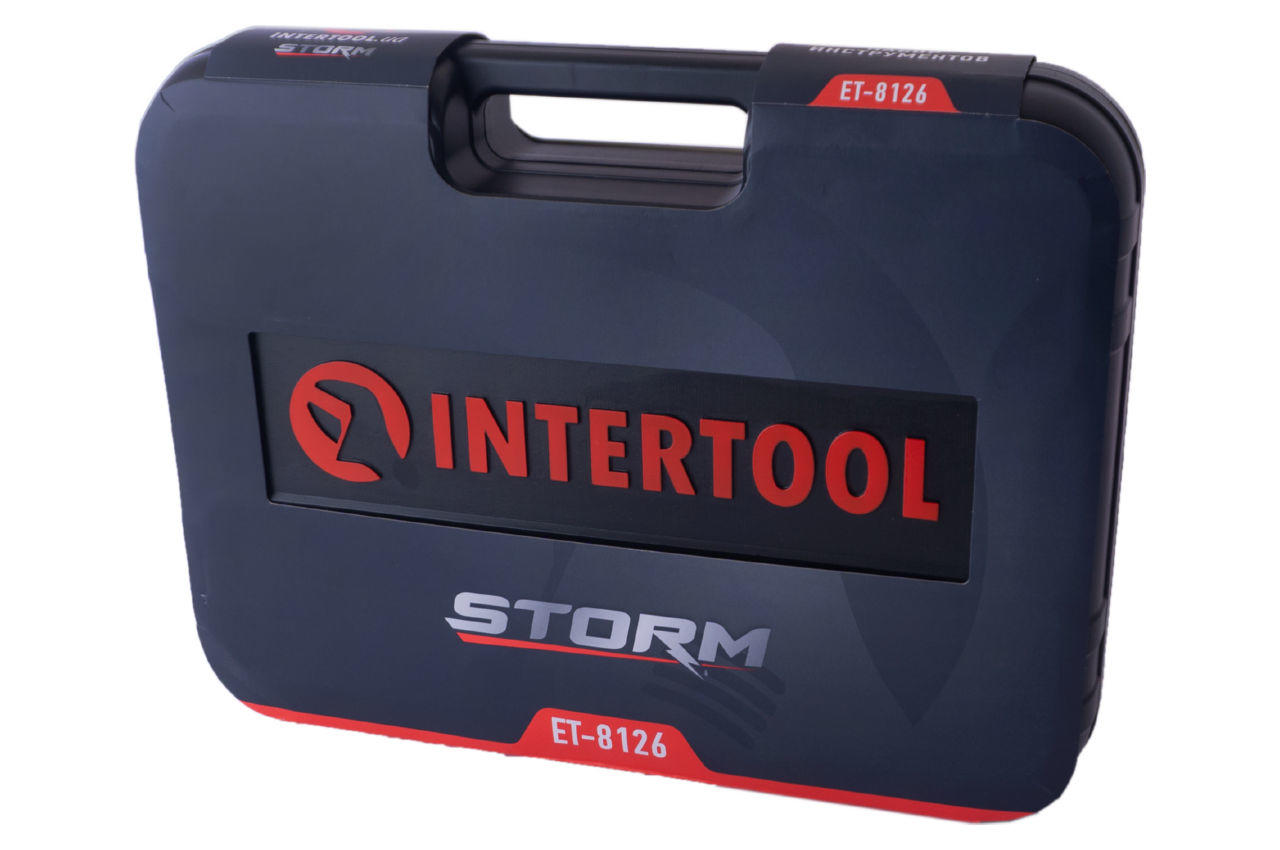 Набор инструмента Intertool - 1/4" x 3/8" x 1/2" 126 ед. Storm