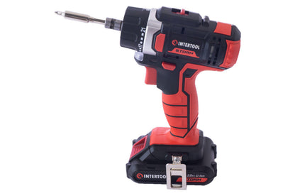 Шуруповерт аккумуляторный Intertool - 18 В Storm