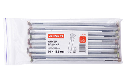Анкер рамный Apro - 10 x 182 мм (10 шт.)