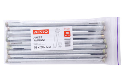 Анкер рамный Apro - 10 x 202 мм (10 шт.)