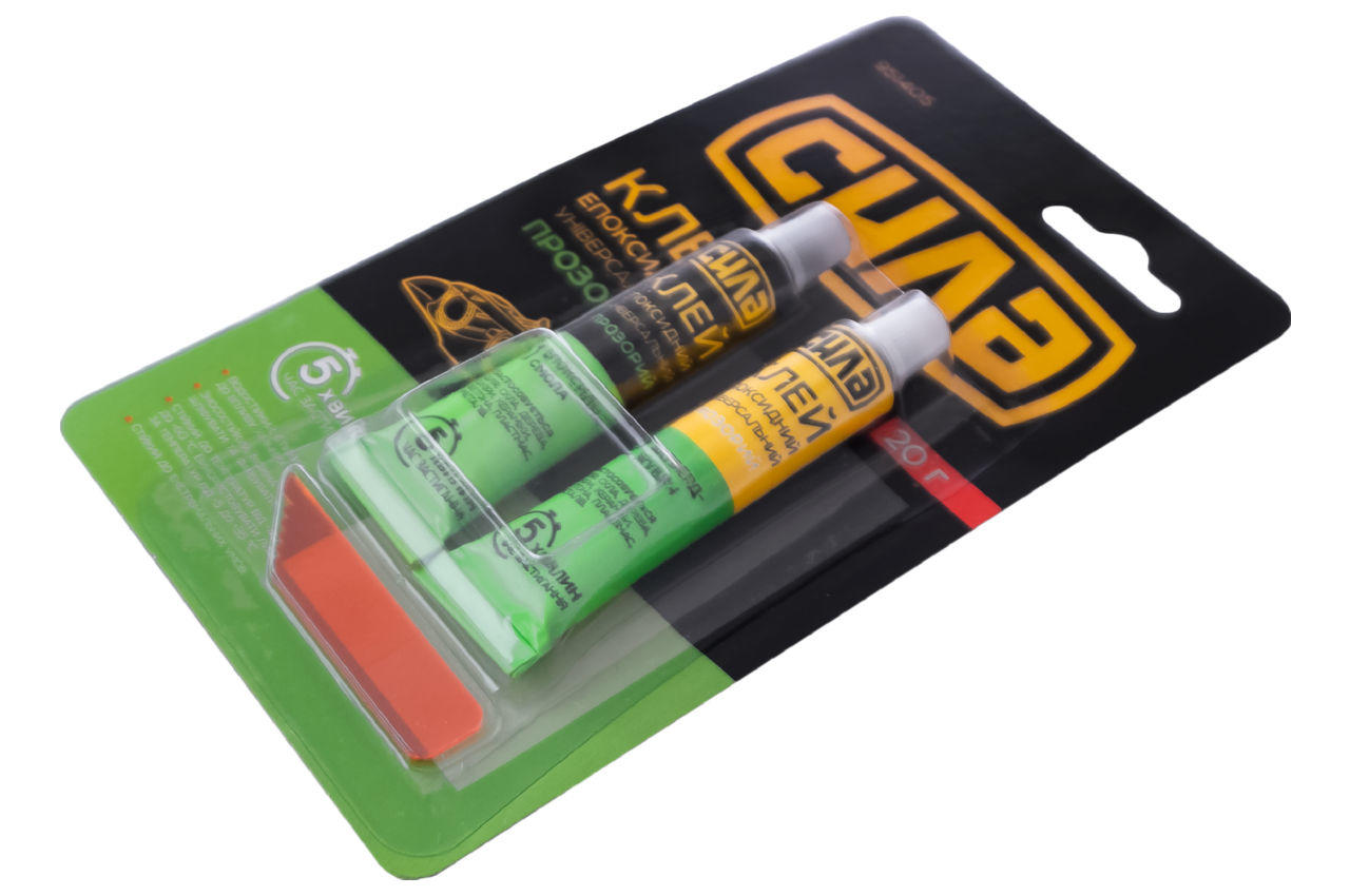 Клей эпоксидный Сила - 20г прозрачный