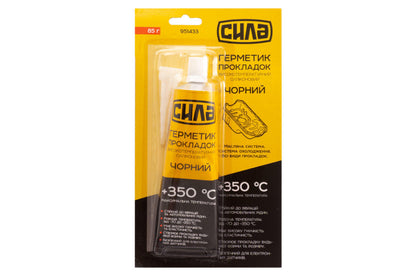 Герметик высокотемпературный Сила - 85г черный
