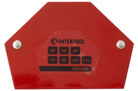 Держатель магнитный для сварки Intertool - 11кг трапеция