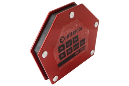 Держатель магнитный для сварки Intertool - 22кг трапеция