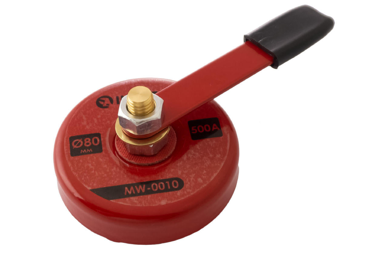 Контакт магнитный для сварки Intertool - 80 мм x 500A