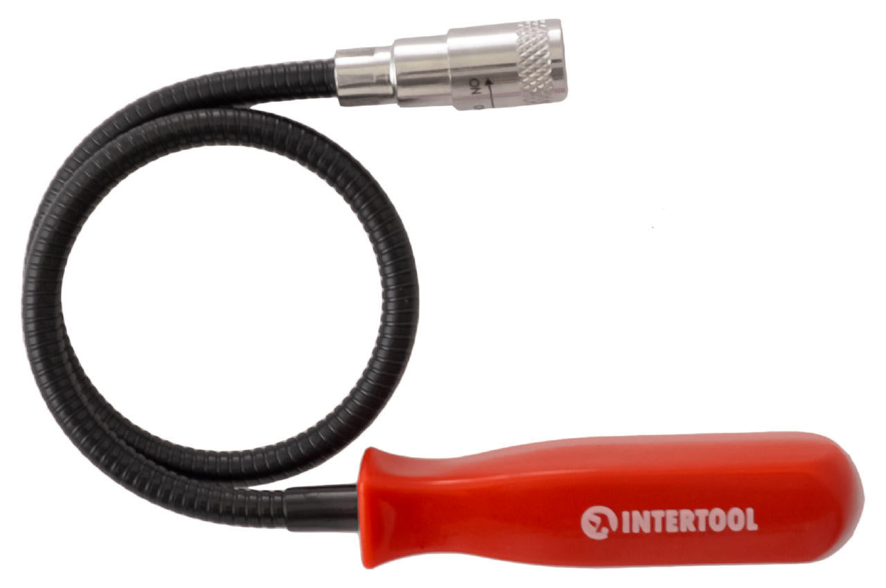 Захват магнитный Intertool - 565 мм x 2,25 кг с фонариком