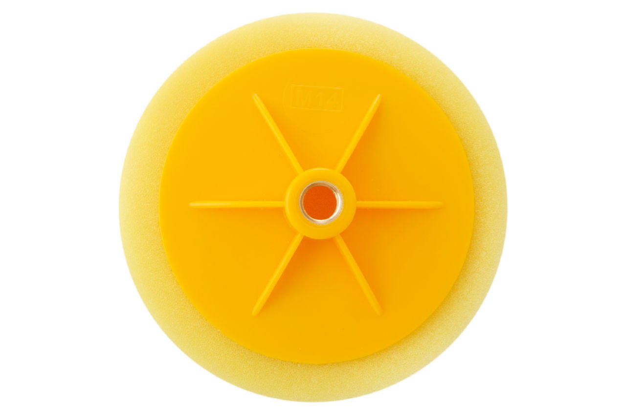 Круг полировальный поролоновый Рамболд - 150 мм x М14 желтый