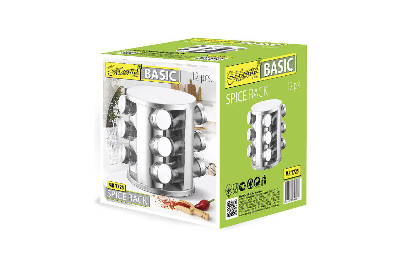 Набор емкостей для специй Maestro - 12шт