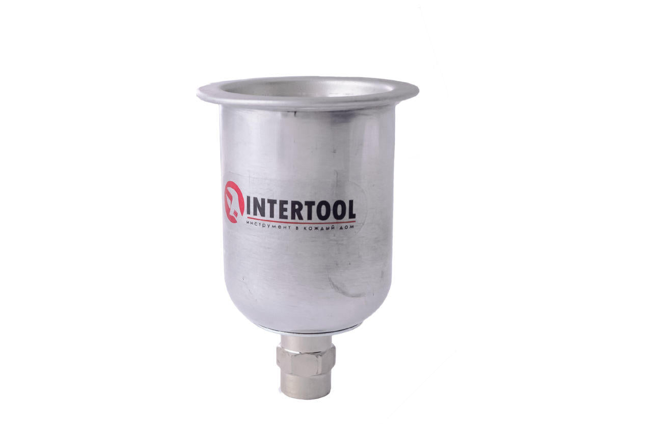 Бачок для краскопульта HVLP Intertool - 125 мл внутренняя резьба M14 x 1 мм