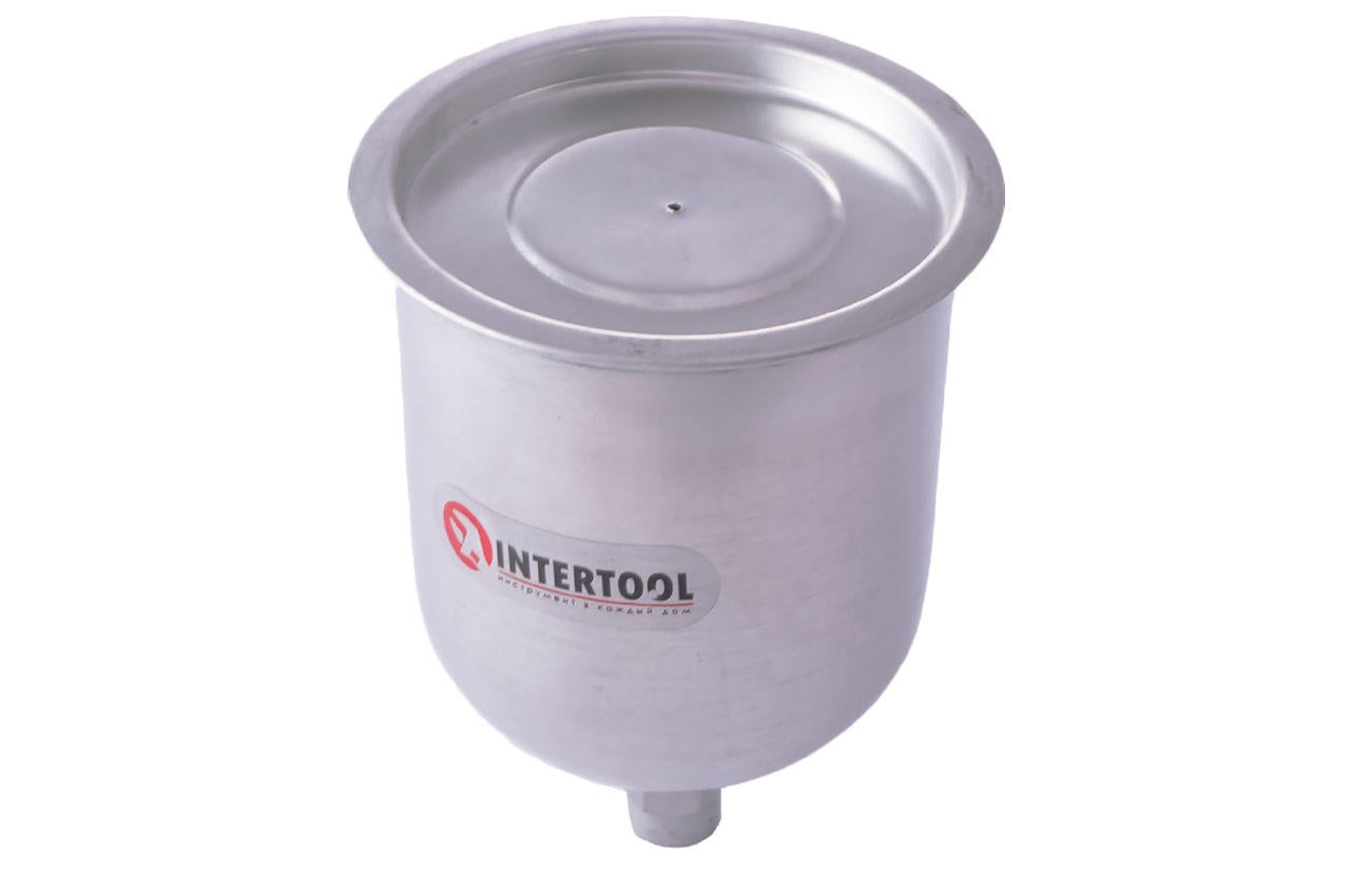 Бачок для краскопульта Intertool - 600 мл внутренняя резьба М16 x 1,5 мм