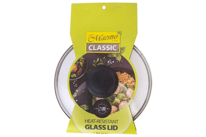 Крышка стеклянная Maestro - 200 мм