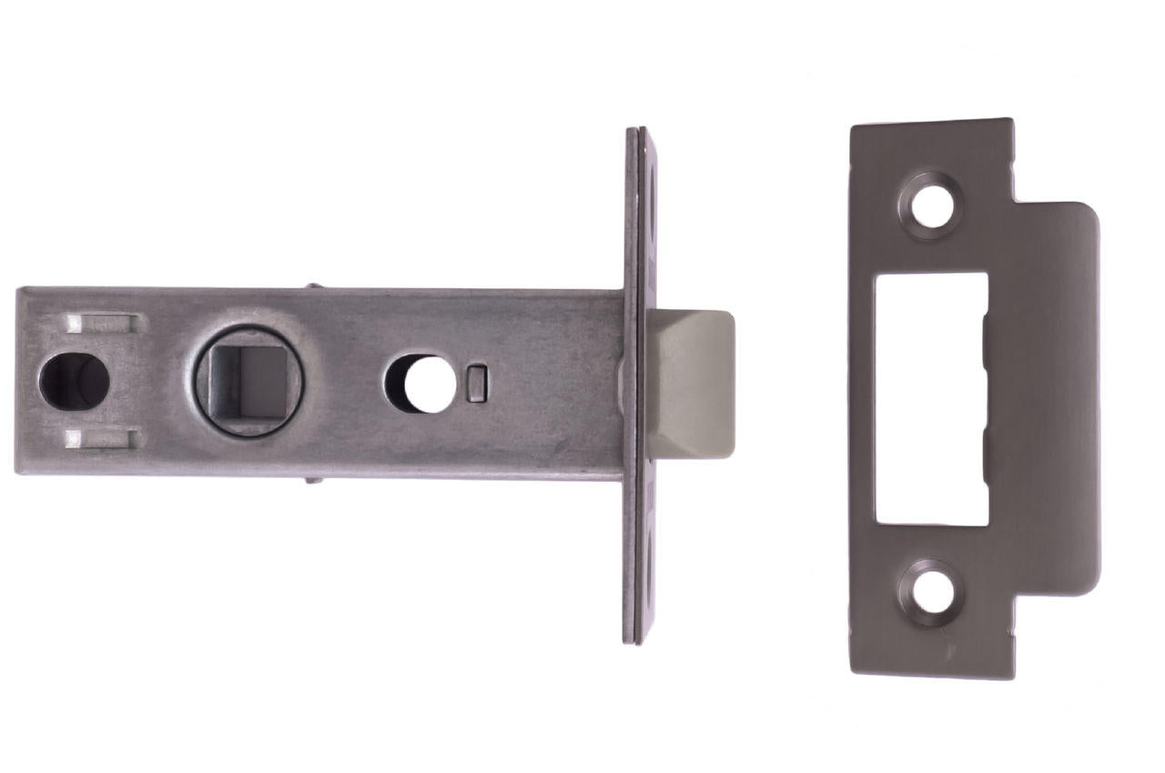 Замок врезной FZB - 37 мм защелка пластик GRAFIT