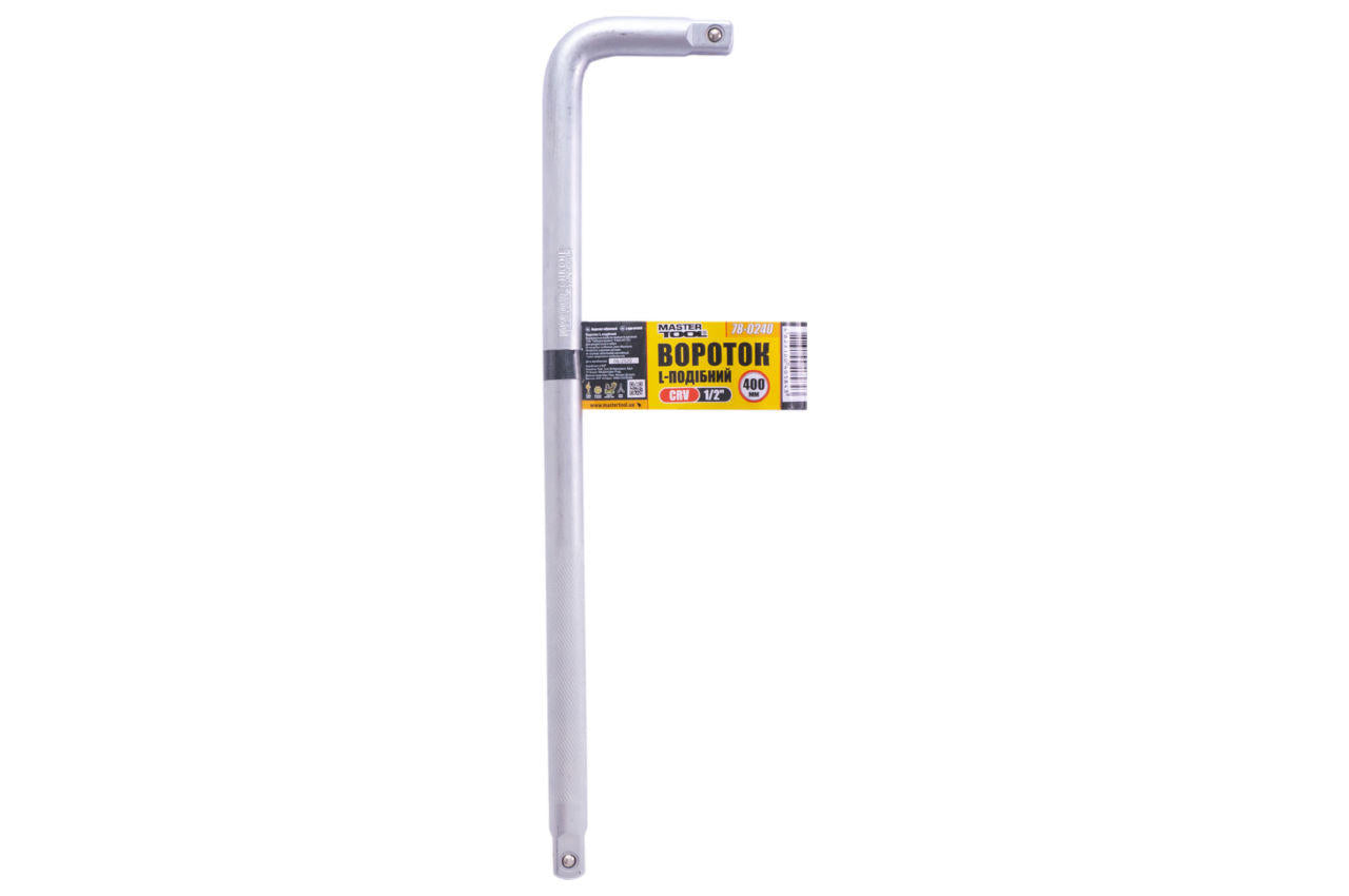 Вороток L-образный Mastertool - 1/2" x 400 мм